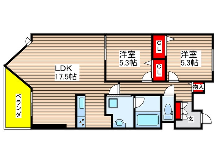 LINEAR STYLEの物件間取画像