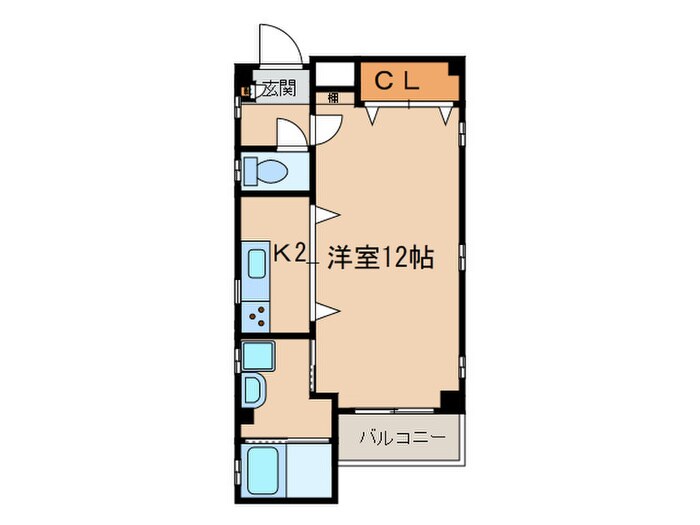 マリポ－ザ３３０の物件間取画像