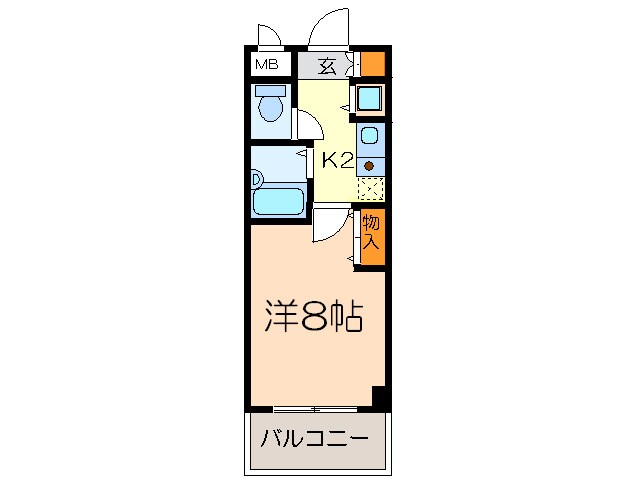 リビエール金山の物件間取画像