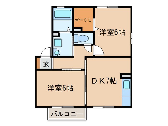 アゼリアコート･友の物件間取画像