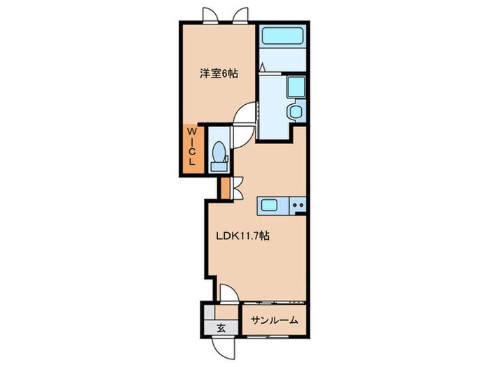 フランシーズの物件間取画像