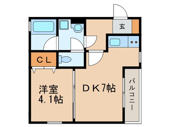 gione Honmachiの物件間取画像