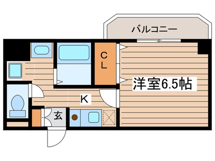 万宝マンションの物件間取画像