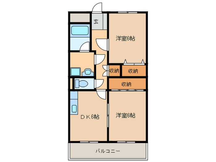 ケイユウカンパニ－マンションの物件間取画像