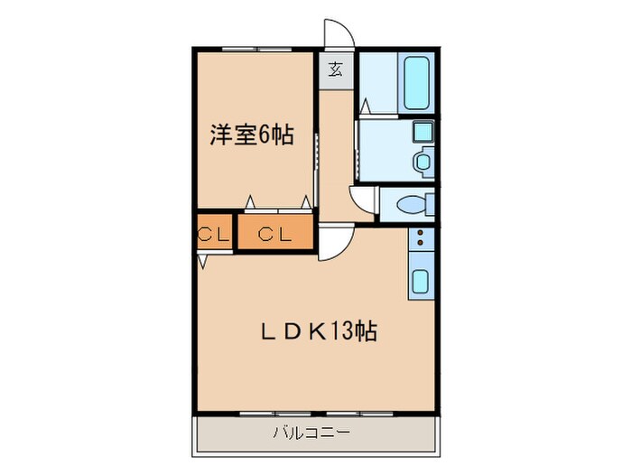 パストラーレの物件間取画像