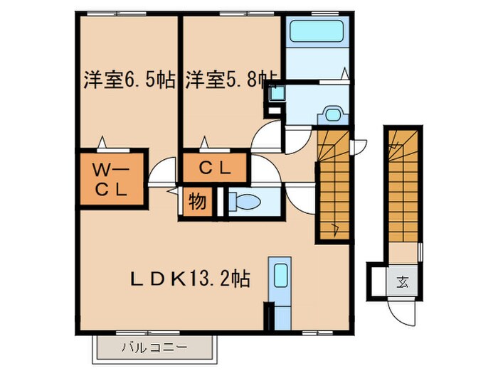 ファルツ宿跡の物件間取画像