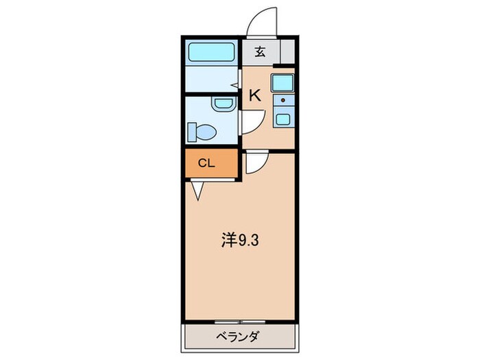 クリエートの物件間取画像
