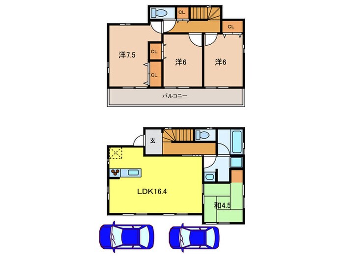 稲上町貸家の物件間取画像