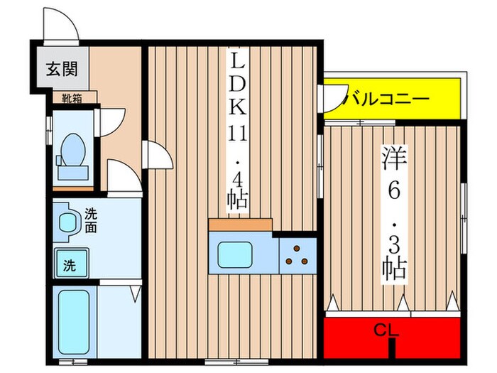 ドリーム東海通の物件間取画像