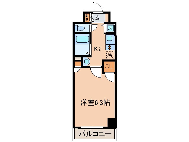 パルティ－ル鶴舞(808)の物件間取画像