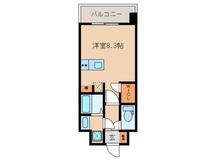 ルーエ今池の物件間取画像