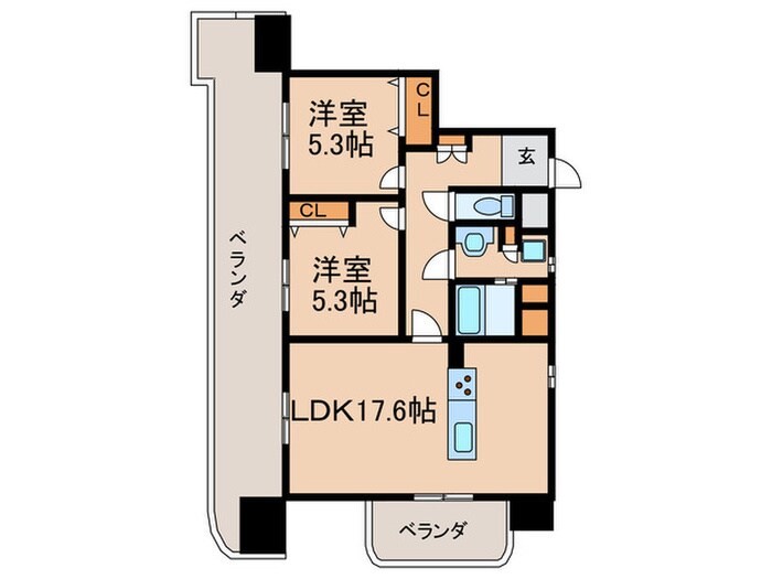 シティコーポ千代田（1307）の物件間取画像