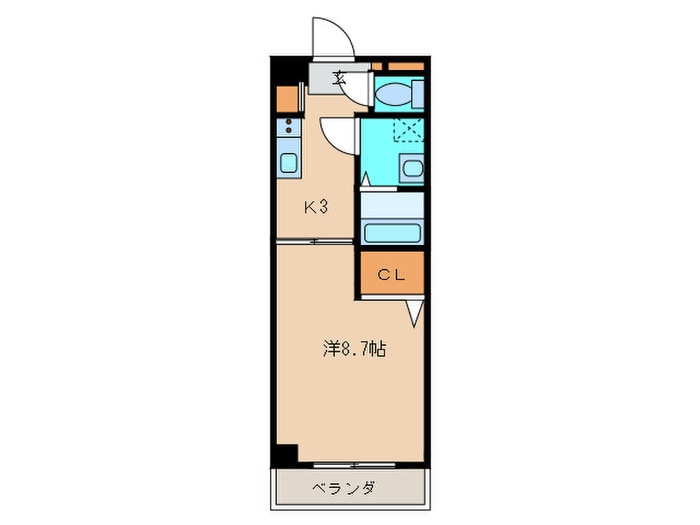 ﾘﾊﾞｰｽﾄｰﾝⅡの物件間取画像