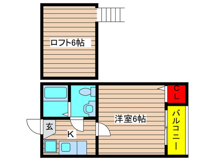 フルハウス六番町の物件間取画像