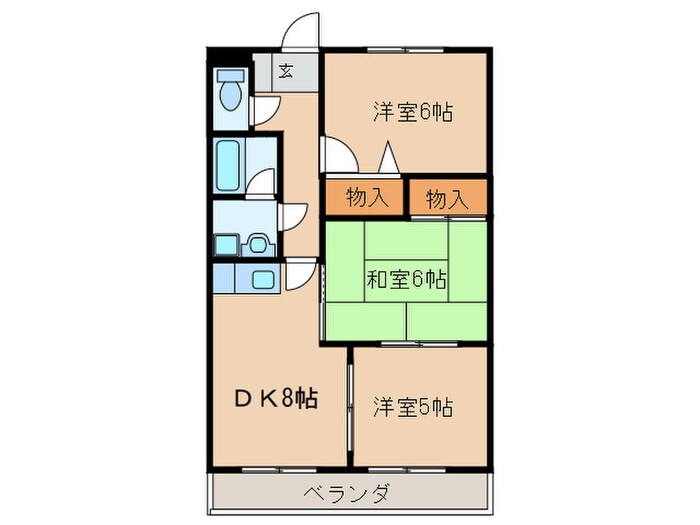 エクセル天王の物件間取画像