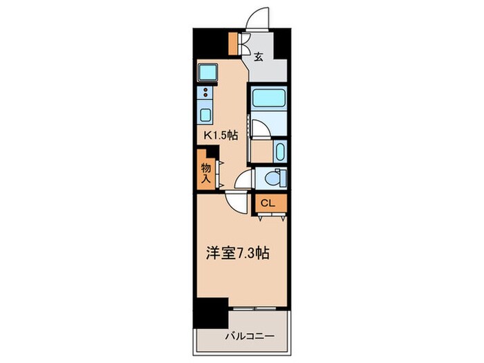 TENAS丸の内の物件間取画像