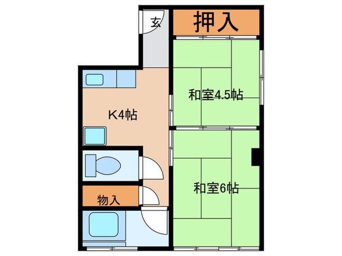 物件間取画像