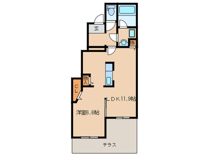 ひまわりⅠの物件間取画像