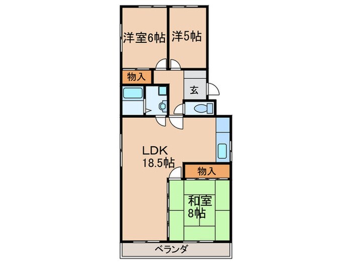 アークヒルズ社が丘の物件間取画像