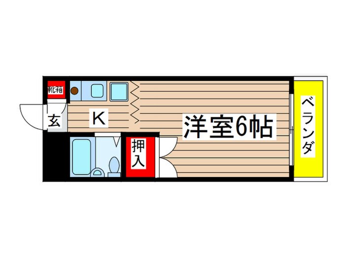 サンハイツ田中の物件間取画像