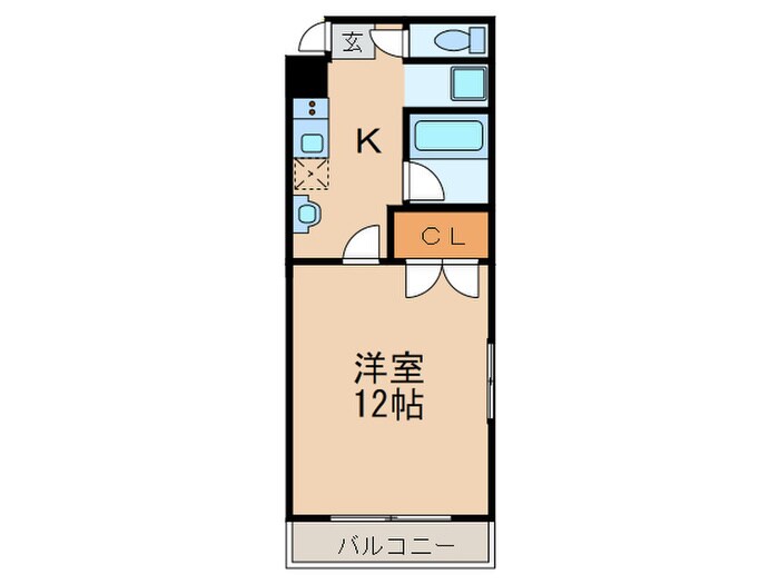 グロリアス堀田の物件間取画像