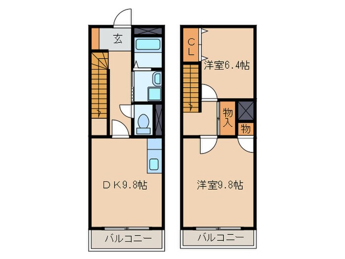 リオラードの物件間取画像