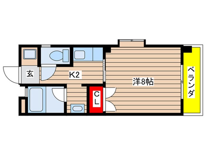 ハイム船橋の物件間取画像