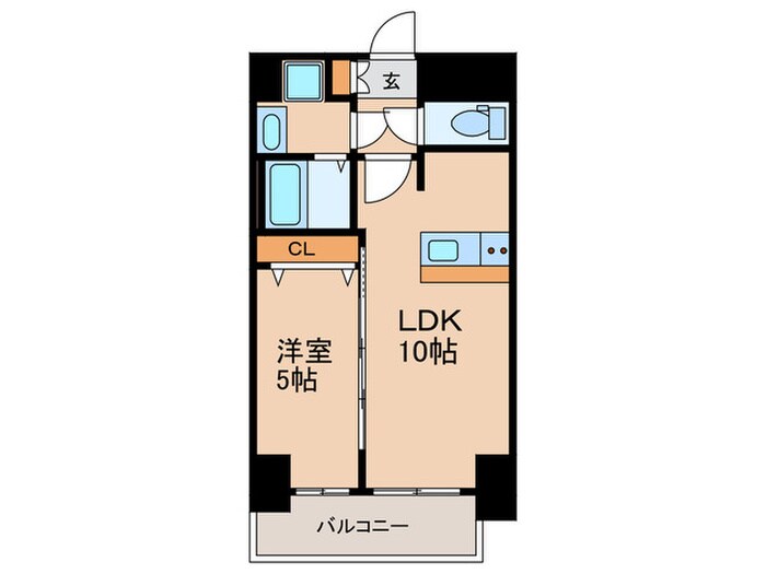 ﾌﾟﾚｻﾝｽ丸の内ﾚｼﾞﾃﾞﾝｽⅢ(806)の物件間取画像