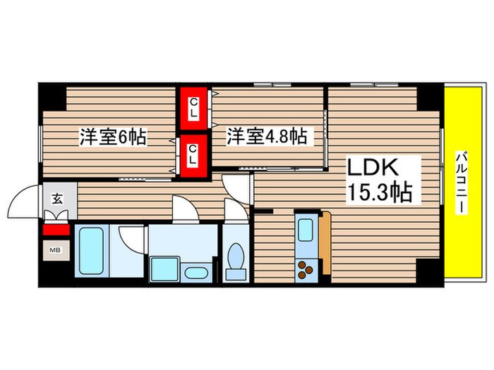 ＧＲＡＮ　ＤＵＫＥ千代田の物件間取画像