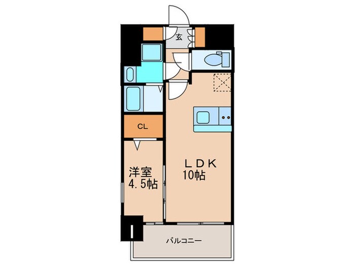 ﾌﾟﾚｻﾝｽ名古屋ｸﾞﾛｳ(801)の物件間取画像