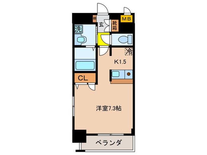 ラジングコート名古屋駅南(301)の物件間取画像