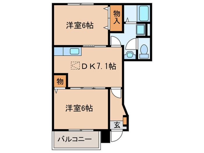 風見館の物件間取画像