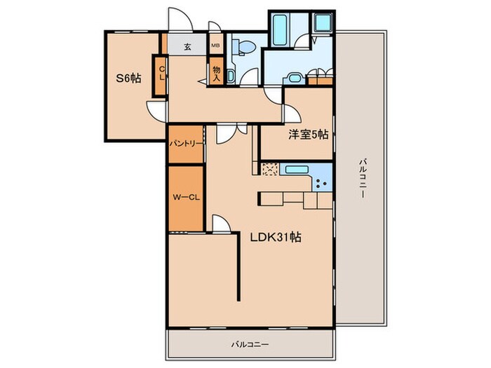 ｷﾝｸﾞｽｺｰﾄ豊田下林参番館(904)の物件間取画像