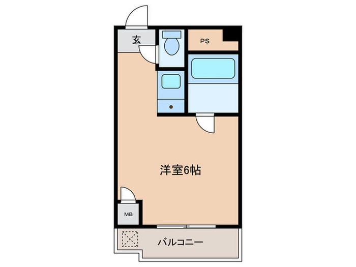 ﾄ-ｶﾝｸﾞﾗﾝﾄﾞﾏﾝｼｮﾝ栄（５２１）の物件間取画像