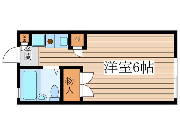 プラザ中根の物件間取画像