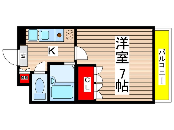 STUDIO SHIROGANEの物件間取画像