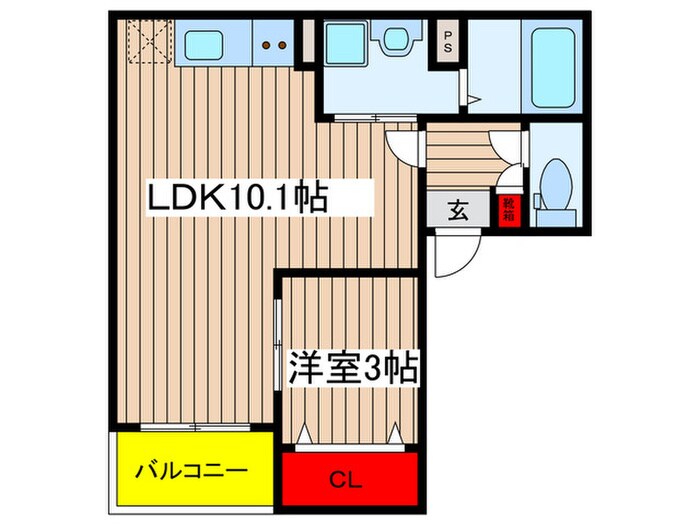 Jack inaeiⅡの物件間取画像