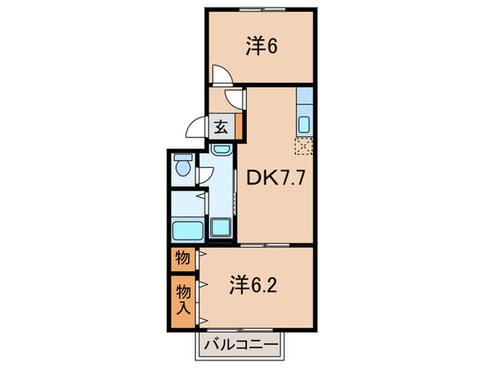 サニーパークⅠの物件間取画像