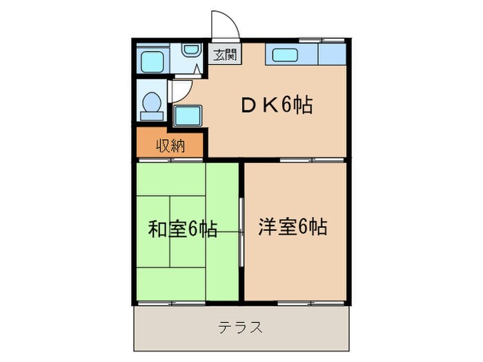ラ.フォ－レ竜美ケ丘の物件間取画像
