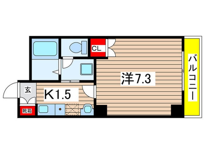 フェリ－チェの物件間取画像