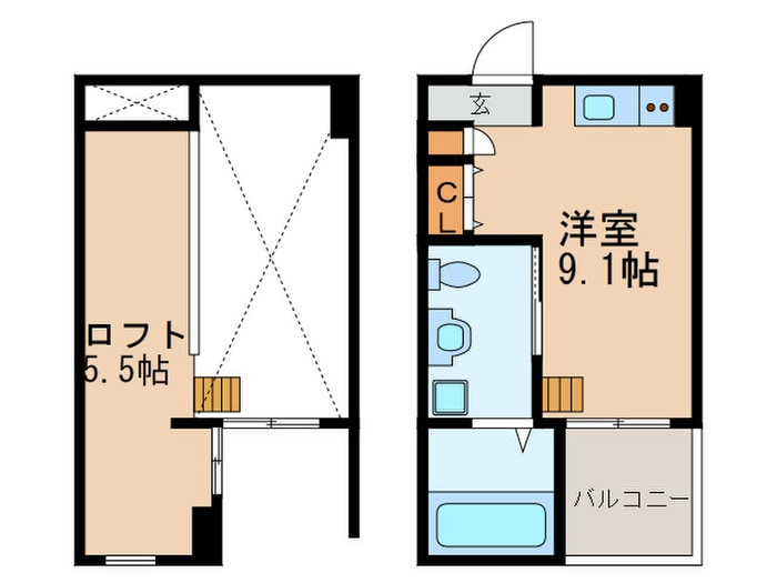 ベーネ本陣の物件間取画像