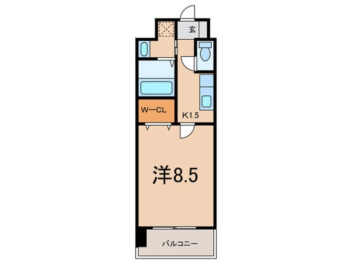 ＩＣＨＩＮＯＭＩＹＡ　ＲＩＳＥの物件間取画像