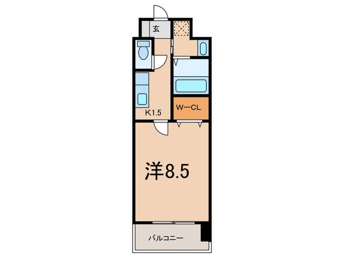 ＩＣＨＩＮＯＭＩＹＡ　ＲＩＳＥの物件間取画像