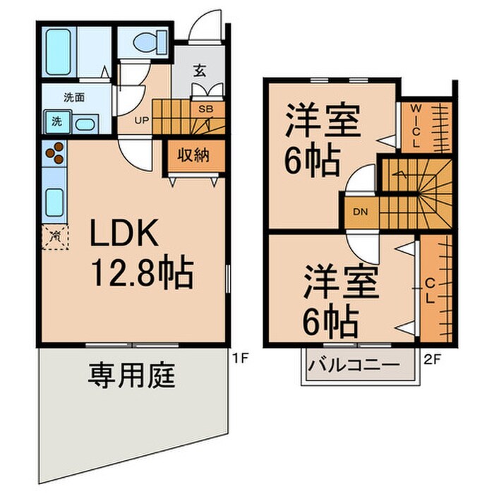 ＴＡＣＨＩＢＡＮＡ･Ｍ棟Ｙ棟の物件間取画像