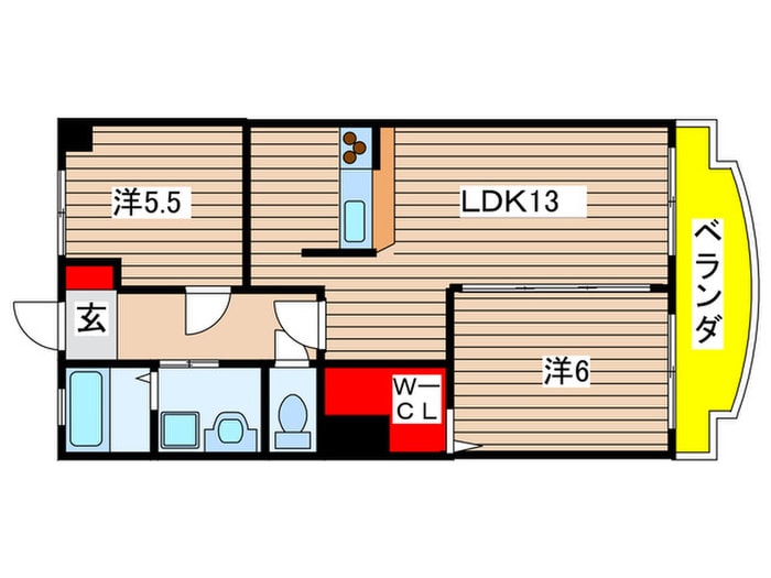 近藤ハイツの物件間取画像