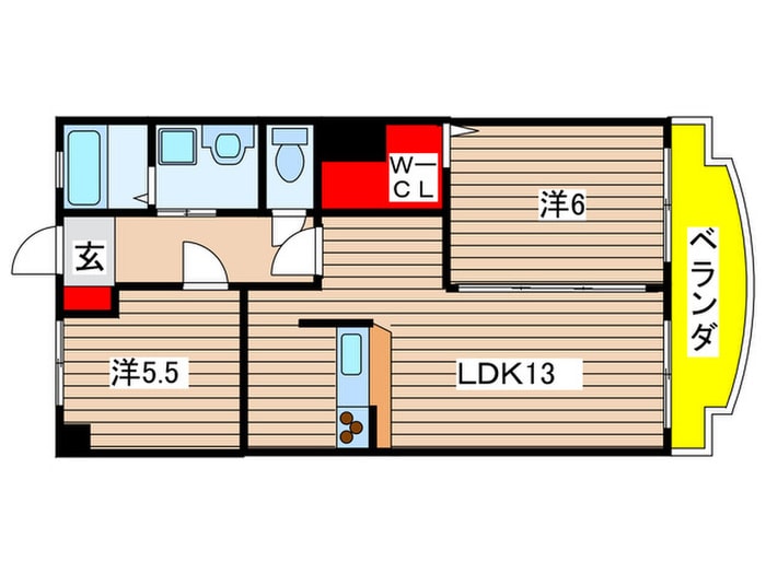 近藤ハイツの物件間取画像