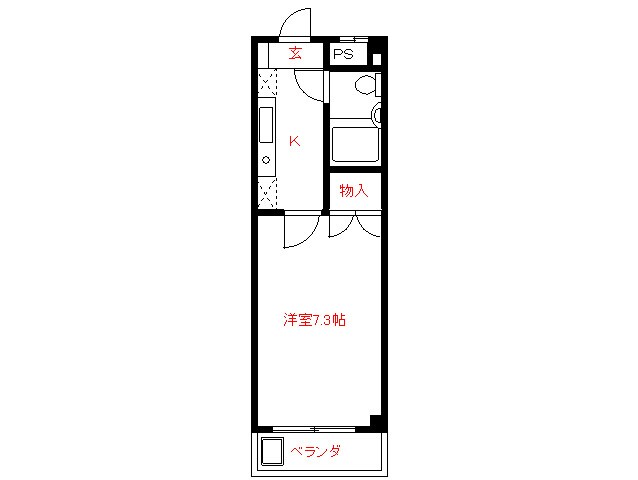 メゾンやまひちの物件間取画像