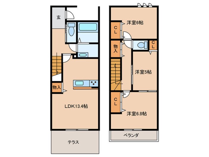 グランファミールの物件間取画像