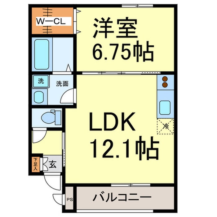 ルシクラージュの物件間取画像