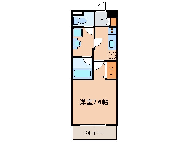 meLiv鶴舞の物件間取画像